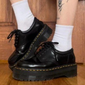 dr. marten platform 8053 leather oxfords